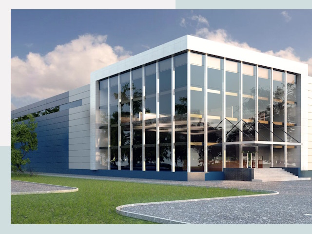 Торговые здания в каменке