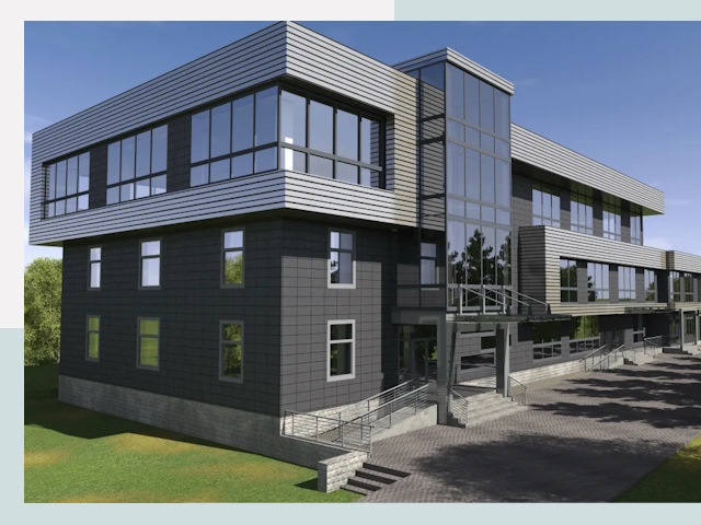 Административные здания в каменке