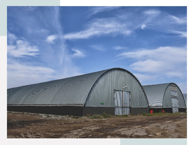 Сборные ангары в каменке