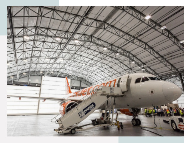 Авиационные ангары в каменке