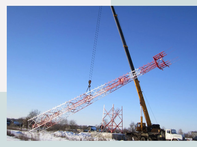 Строительство башен связи в каменке от 607 руб.