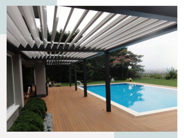 Перголы в каменке