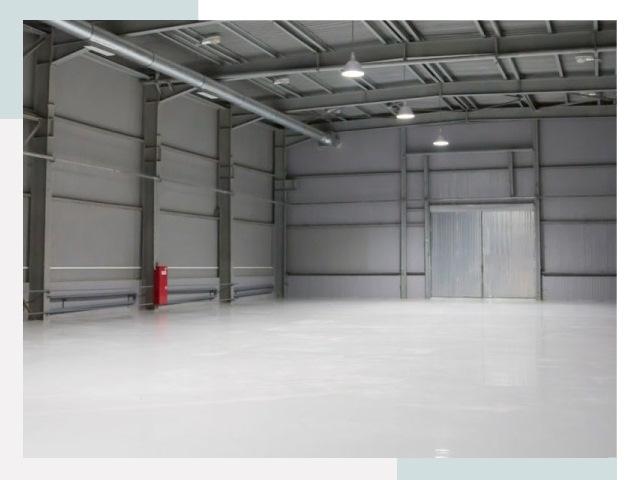 Полы для ангаров в каменке